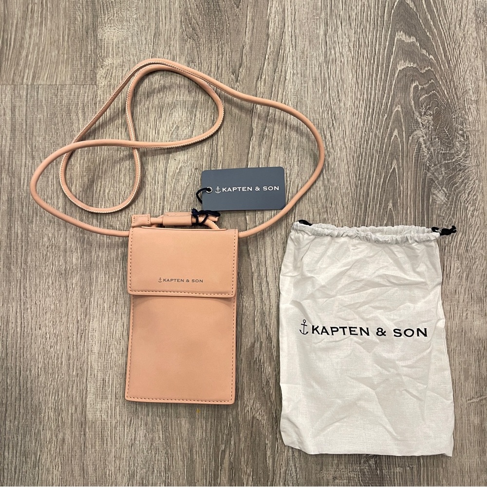 Kapten & Son Vanso - Mini Pouch Cross Body Purse Bag - Blush Pink NWT